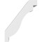 Ekena Millwork 5-in. W x 14-in. D x 18-in. H Copenhagen Architectural Grade PVC Knee Brace BRCP05X14X18CHG - alternate 6